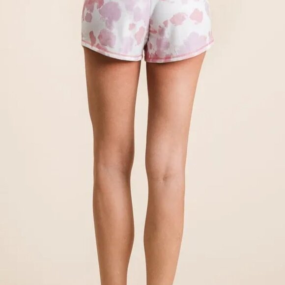 BiBi Tie Dye Print Terry Shorts With Side Pockets - Picture 5 of 16
